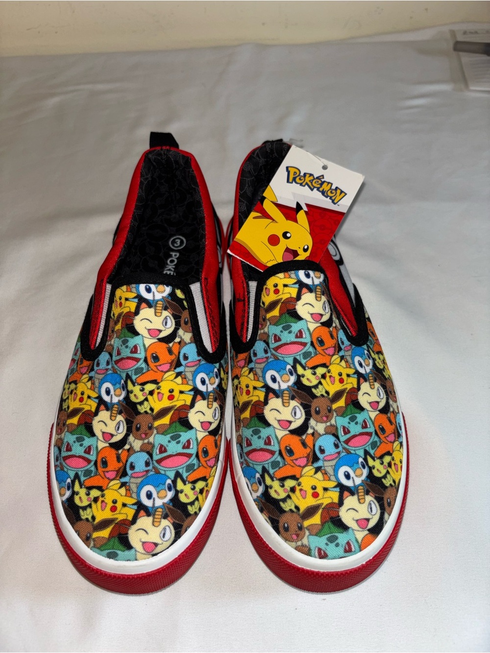 Ground Up Pokémon slip-on children’s sneakers size 3 NWT